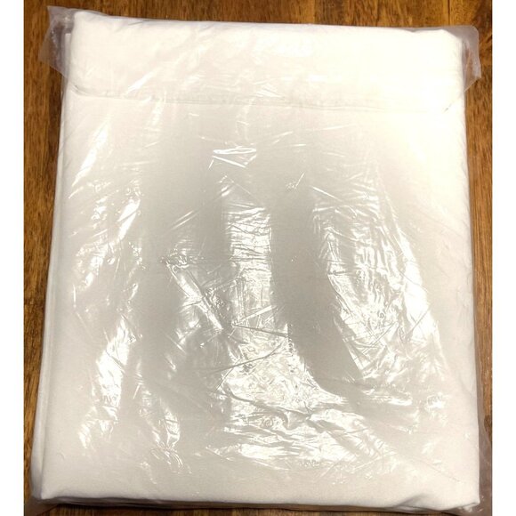 Wealuxe Tablecloths White Rectangular Polyester Tablecloths 60x102 Inches 2 Pack - Picture 2 of 10